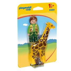 Playmobil 9380 - Ošetrovateľ zvierat so žirafou 1.2.3