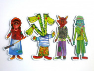 Marionetino Drak, čert, ježibaba, vodník - bábky - cena, srovnání
