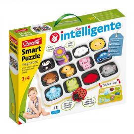Quercetti Smart Puzzle magnetico first colors and words