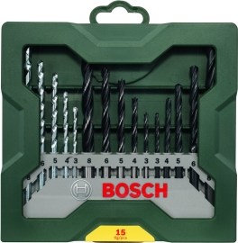 Bosch 15-dielny Mini-X-Line-Set vrtákov 2607019675