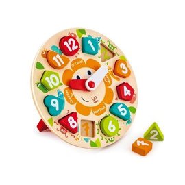 Hape Detské puzzle hodiny