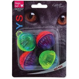 Magic Cat Loptička lesklý plast so zvukom 3.75cm 4ks