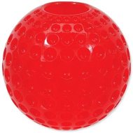 Dog Fantasy Strong lopta guma s jamkami červená 6.3cm - cena, srovnání