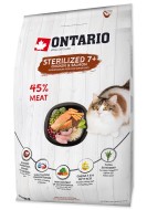 Ontario Sterilised 7+ 6.5kg - cena, srovnání