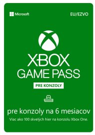 Microsoft Xbox Game Pass 6 mesačné predplatné
