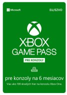 Microsoft Xbox Game Pass 6 mesačné predplatné - cena, srovnání