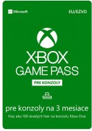 Microsoft Xbox Game Pass - 3 mesačné predplatné - cena, srovnání