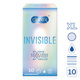Durex Invisible XL 10ks