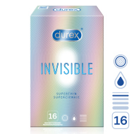 Durex Invisible Superthin 16ks - cena, srovnání