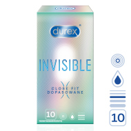 Durex Invisible Close Fit 10ks - cena, srovnání