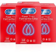 Durex Feel Thin Extra Lubricated 3x18ks