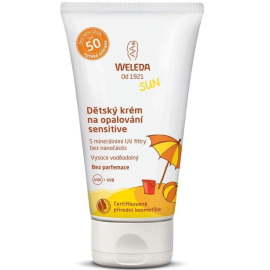 Weleda Detský krém na opaľovanie SPF50 Sensitive 50ml