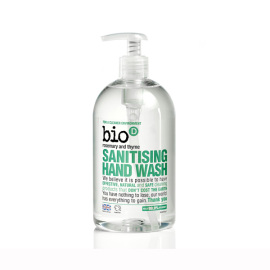 Bio-D Tekuté antibakteriálne mydlo na ruky rozmarín a tymián 500ml