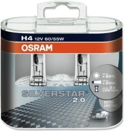 Osram H4 Silverstar P43t 60/55W 2ks