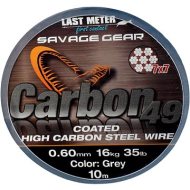 Savage Gear Carbon49 0,60 mm 16 kg 35 lb 10 m Coated Grey - cena, srovnání