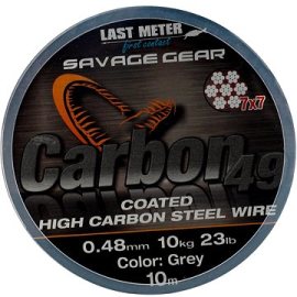 Savage Gear Carbon49 0,48 mm 11 kg 24 lb 10 m Coated Grey