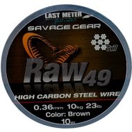 Savage Gear Raw49 0,36 mm 11 kg 24 lb 10 m Uncoated Brown - cena, srovnání