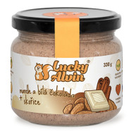 Lucky Alvin Mandle + biela čokoláda + škorica 330g - cena, srovnání