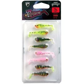 Fox Rage Micro Spikey Fry Ultra UV 4cm Mixed Colours 8 ks