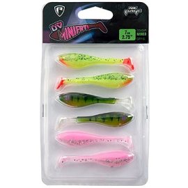 Fox Rage Mini Fry Ultra UV 7cm Mixed Colours 6 ks