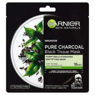 Garnier Skin Naturals Pure Charcoal Tea Pleťová maska - cena, srovnání