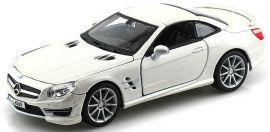 Bburago Mercedes-Benz SL65 AMG Hardtop 1:24 White PLUS