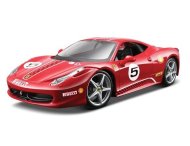 Bburago Ferrari Racing 458 Challenge Red 1:24