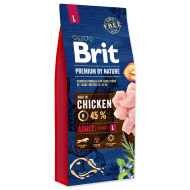 Brit Premium by Nature Adult L 15kg - cena, srovnání
