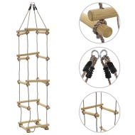 Shumee Detský lanový rebrík 200 cm drevený - cena, srovnání