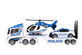 Alltoys Teamsterz policajná preprava helikoptéry so zvukom a svetlom