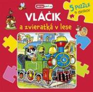 Vláčik a zvieratká v lese - puzzle - cena, srovnání