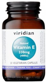 Viridian Vitamín E 330mg 30tbl