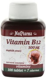 MedPharma Vitamin B12 500mcg 107tbl