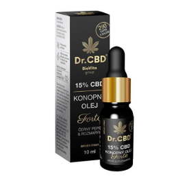 Biovita Dr.CBD 15% CBD konopný olej Forte 10ml