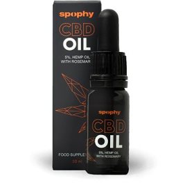 Spophy CBD Oil 5% s rozmarínom 10ml