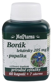 MedPharma Borák lekársky 205mg + Pupalka 67tbl