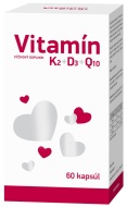 Biomedica Vitamín K2 + D3 + Q10 60tbl - cena, srovnání