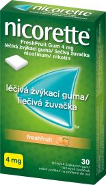 Mcneil Manufacturing Nicorette Freshfruit Gum 4mg 30ks