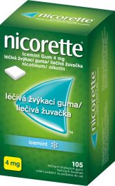 Mcneil Manufacturing Nicorette Icemint Gum 4mg 105ks