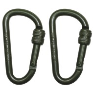 MFH Karabína s poistkou 8mm x 8cm 2ks - cena, srovnání