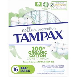 Tampax Cotton Protection Super 16ks