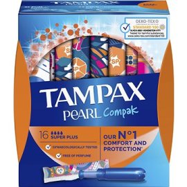 Tampax Pearl Compak Super Plus 16ks