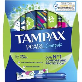 Tampax Compak Pearl Super 16ks