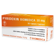 Biomedica Pyridoxin 20mg 30tbl - cena, srovnání