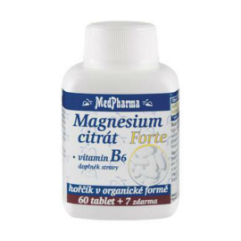 MedPharma Magnézium citrát Forte a vitamín B6 67tbl