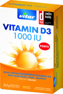 Vitar Revital Vitamín D3 Forte 1000 IU 90tbl - cena, srovnání