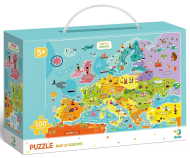 Tm Toys Mapa Európy - 100 dielikov - cena, srovnání