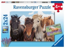 Ravensburger 051489 Fotky koní 2x24 dielikov