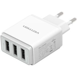Vention Smart 3-Port USB Wall Charger