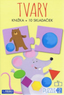 Tvary - knižka + 10 skladačiek - cena, srovnání